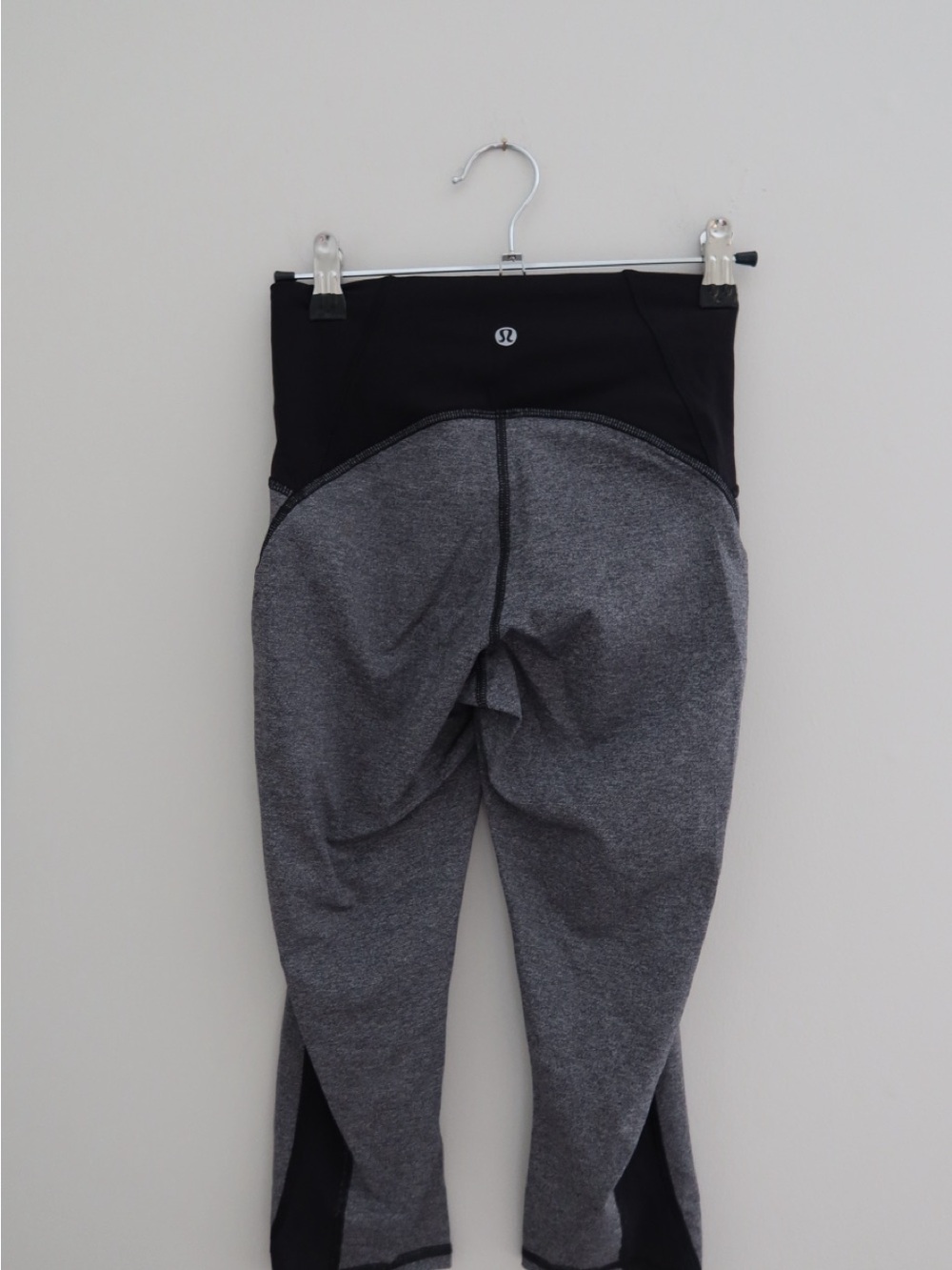lululemon athletica Gray and Black Kids Leggings